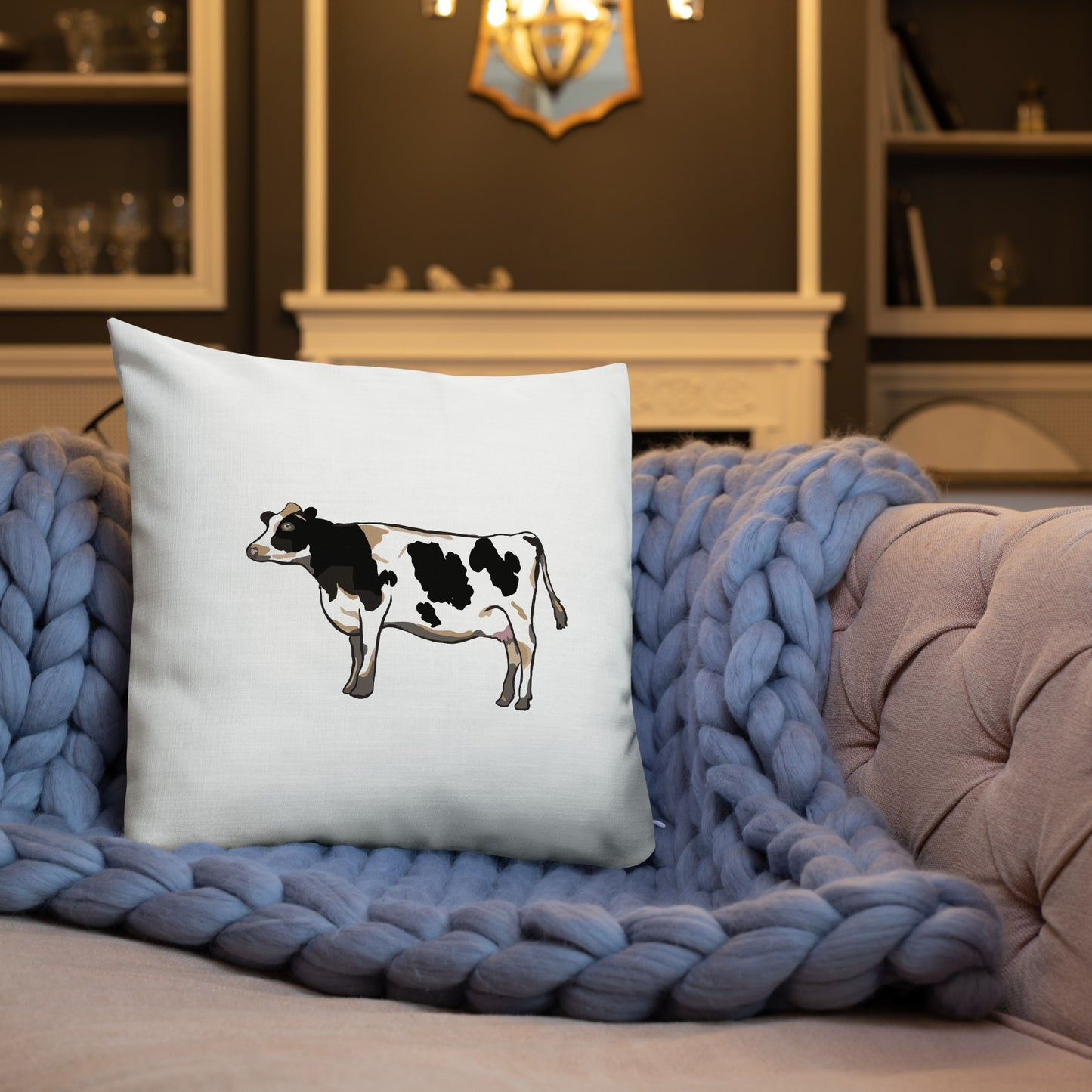 Holstein Cow Premium Pillow
