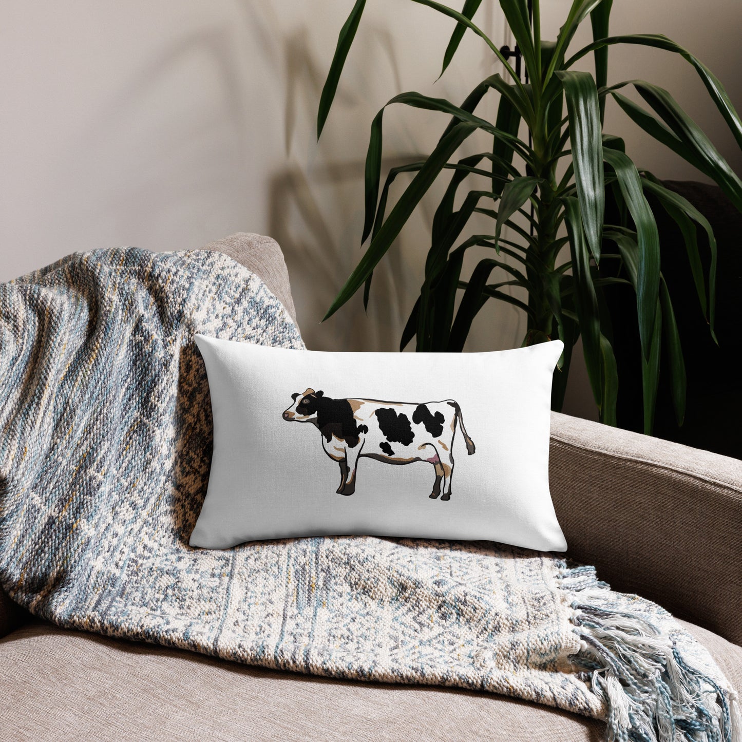 Holstein Cow Premium Pillow