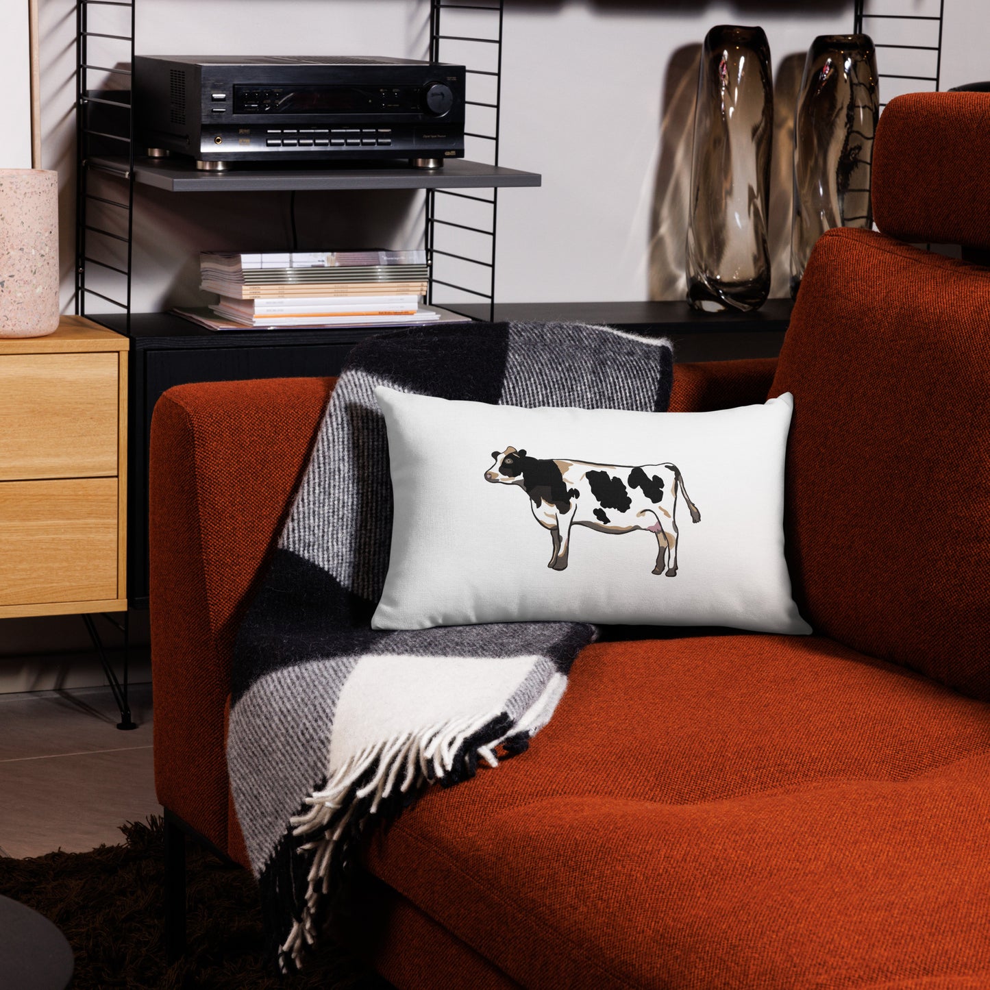 Holstein Cow Premium Pillow