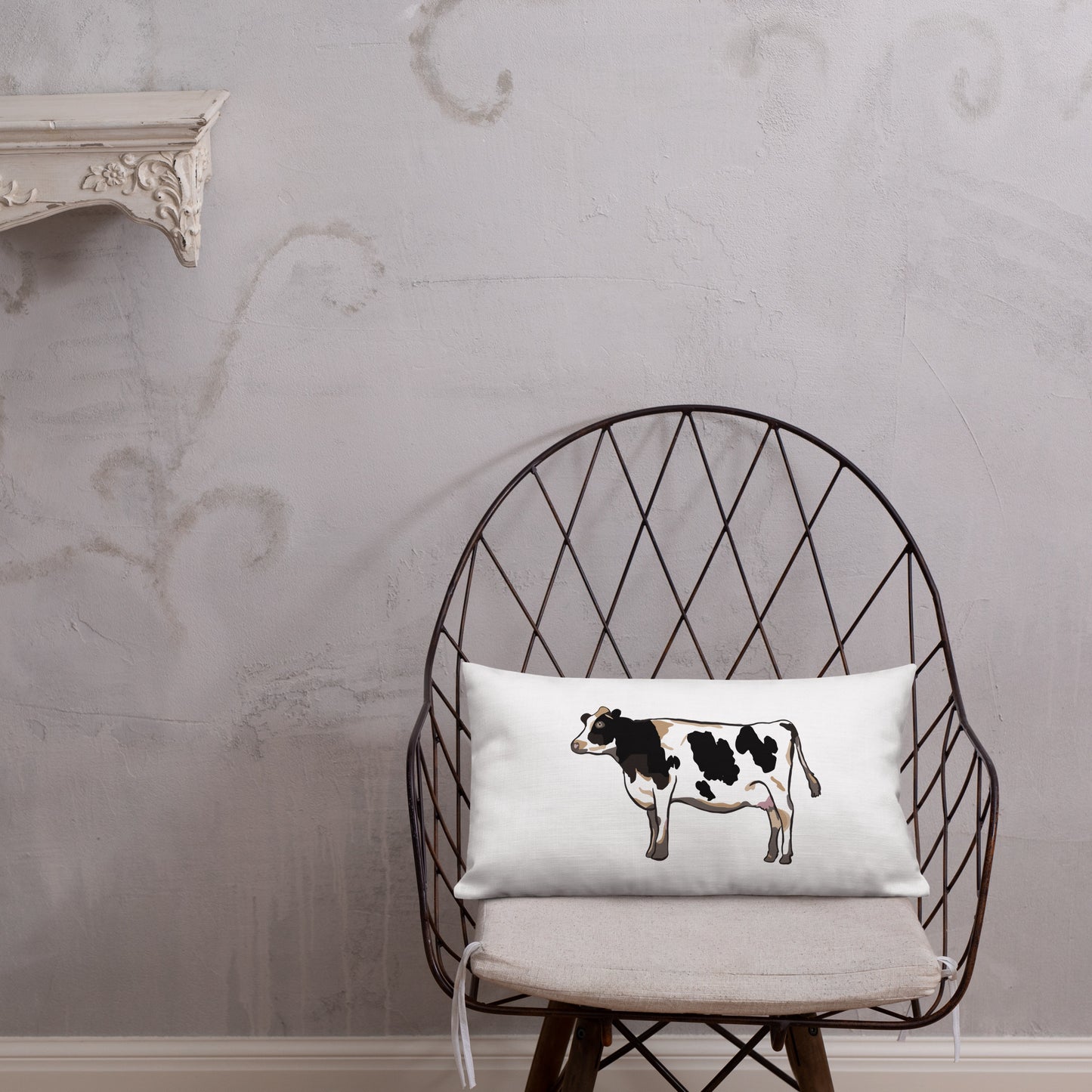 Holstein Cow Premium Pillow