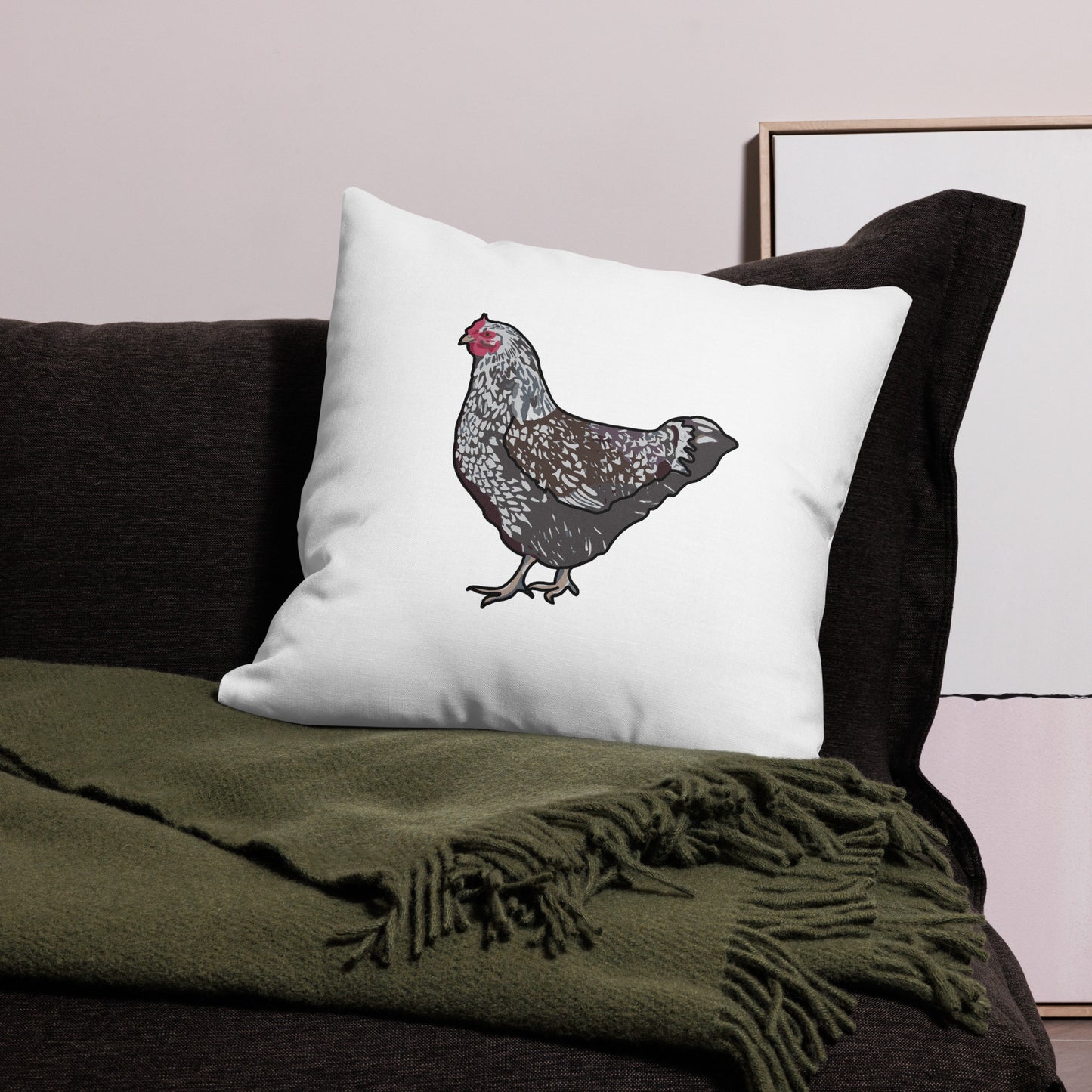 Wyandotte Chicken Premium Pillow