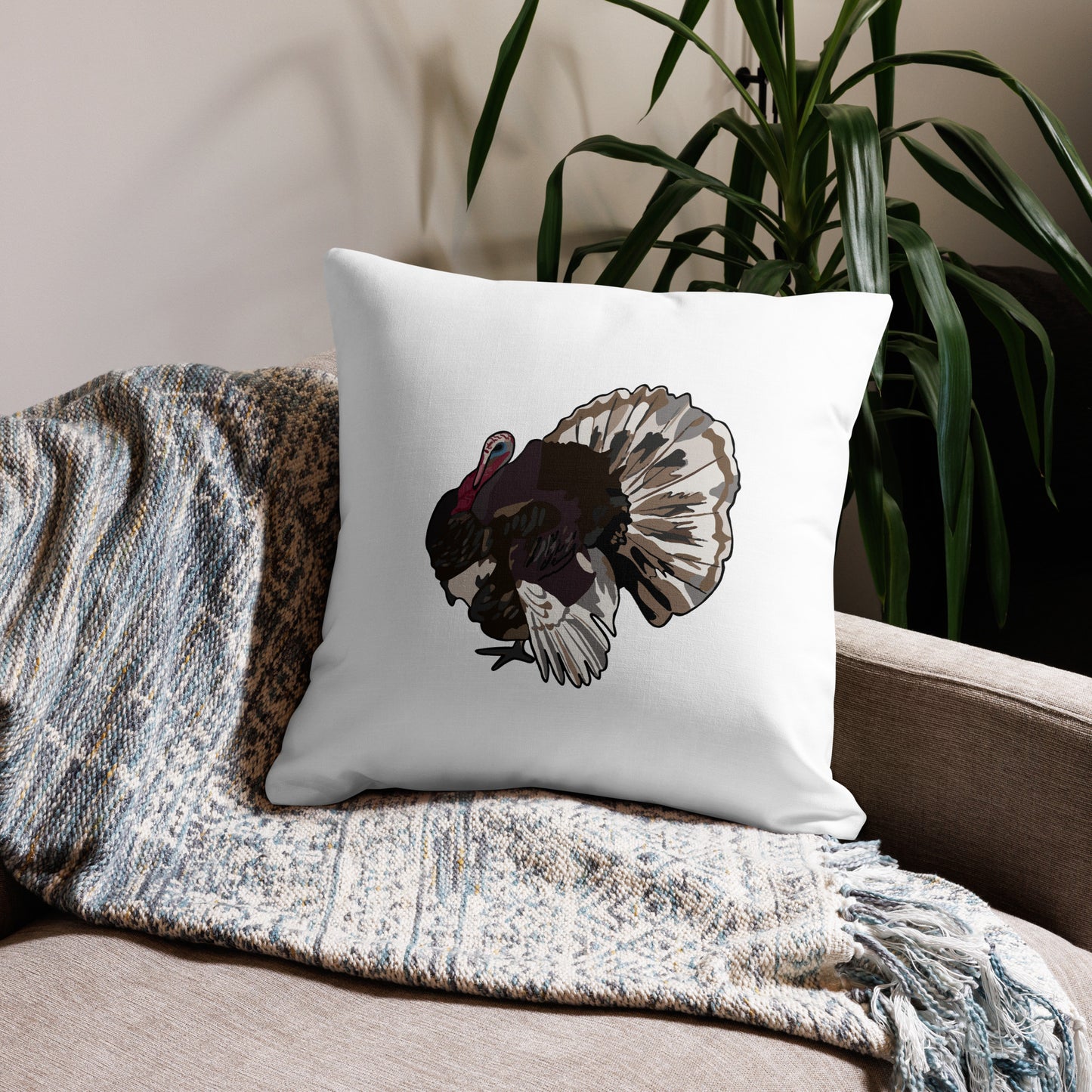 Bourbon Red Turkey Premium Pillow