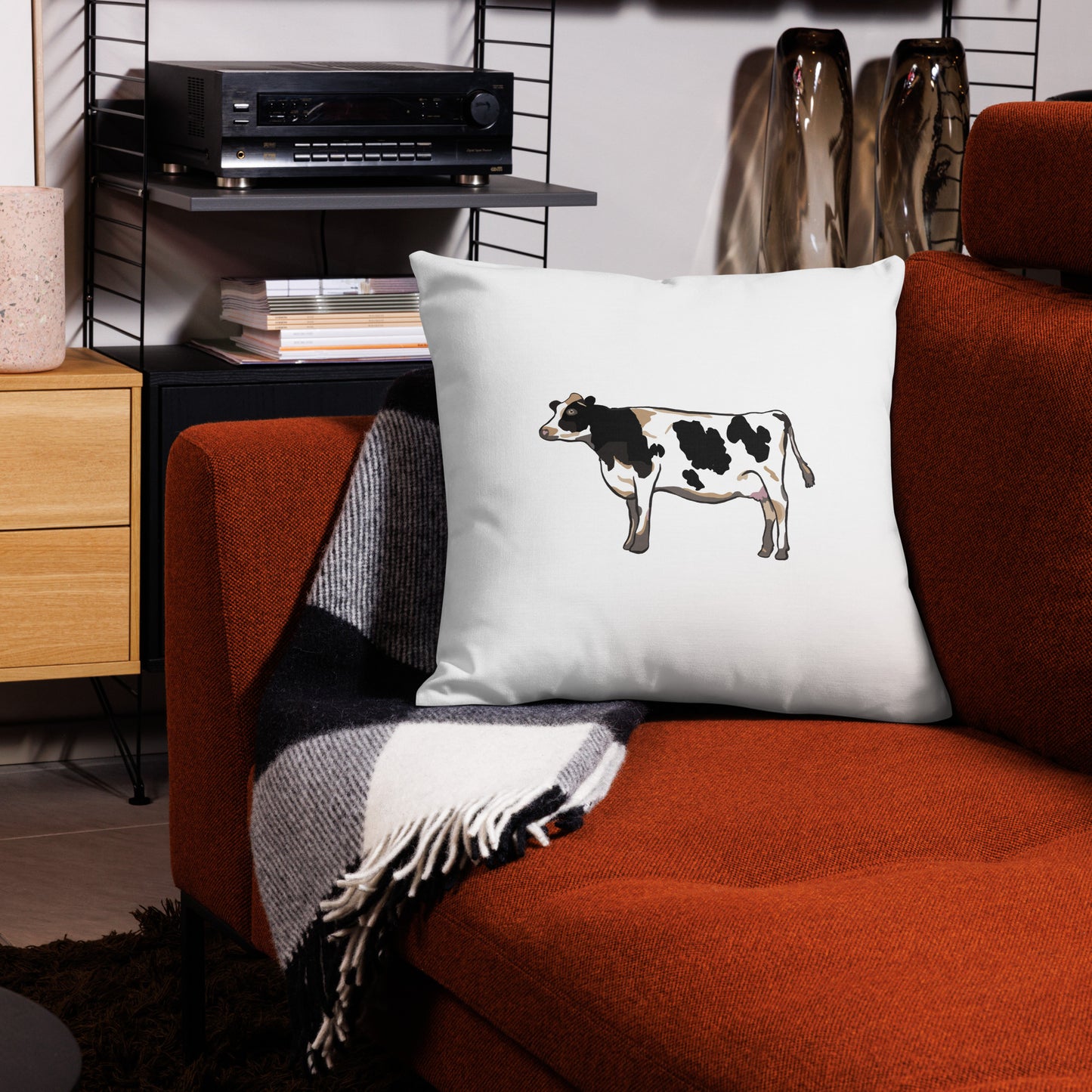 Holstein Cow Premium Pillow
