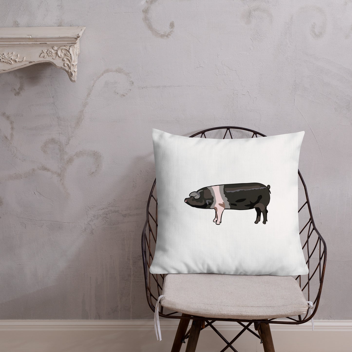 Saddleback Pig Premium Pillow