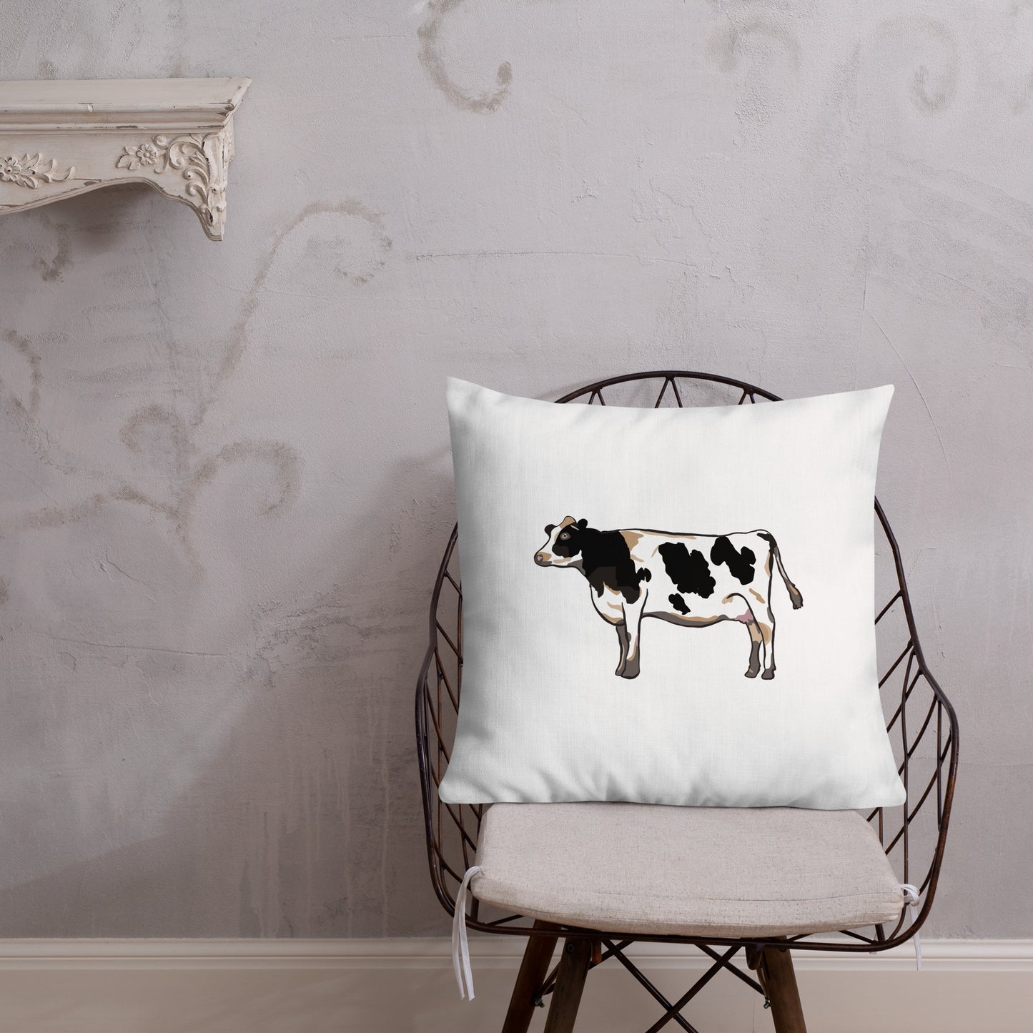 Holstein Cow Premium Pillow