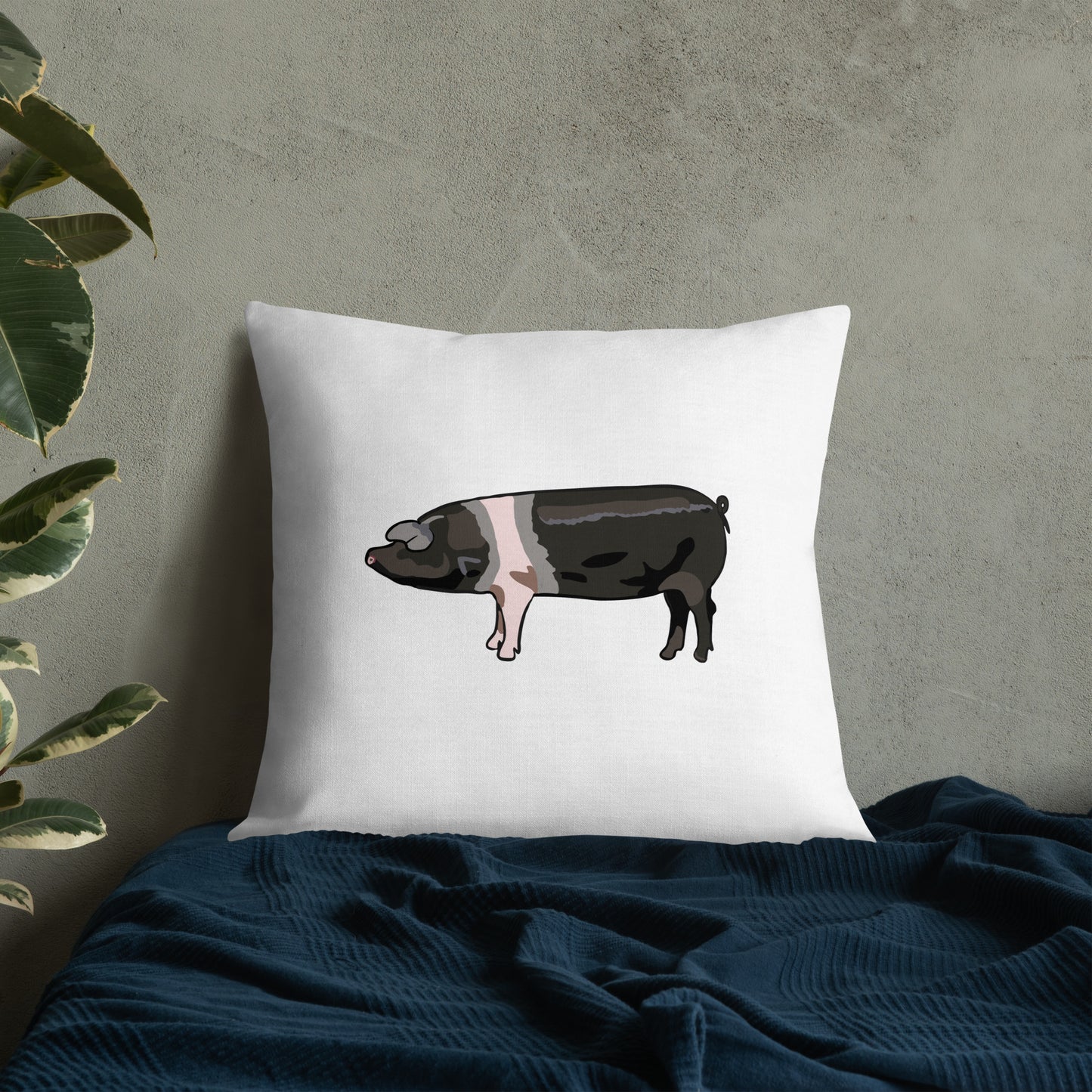 Saddleback Pig Premium Pillow