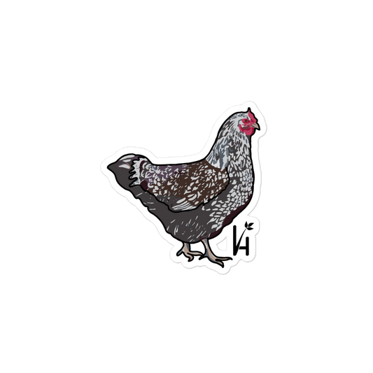 Wyandotte Chicken Bubble-Free Sticker