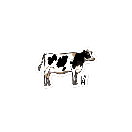 Holstein Cow Bubble-Free Sticker