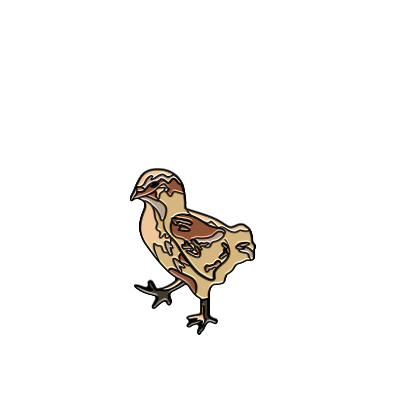 Leghorn Chick Pin