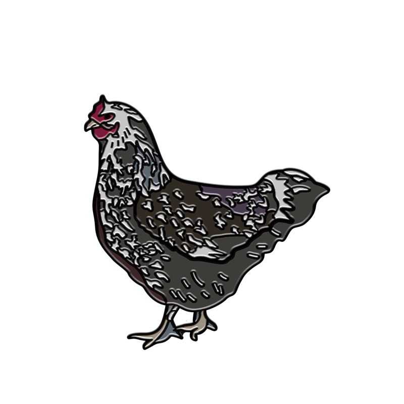 Wyandotte Chicken Pin