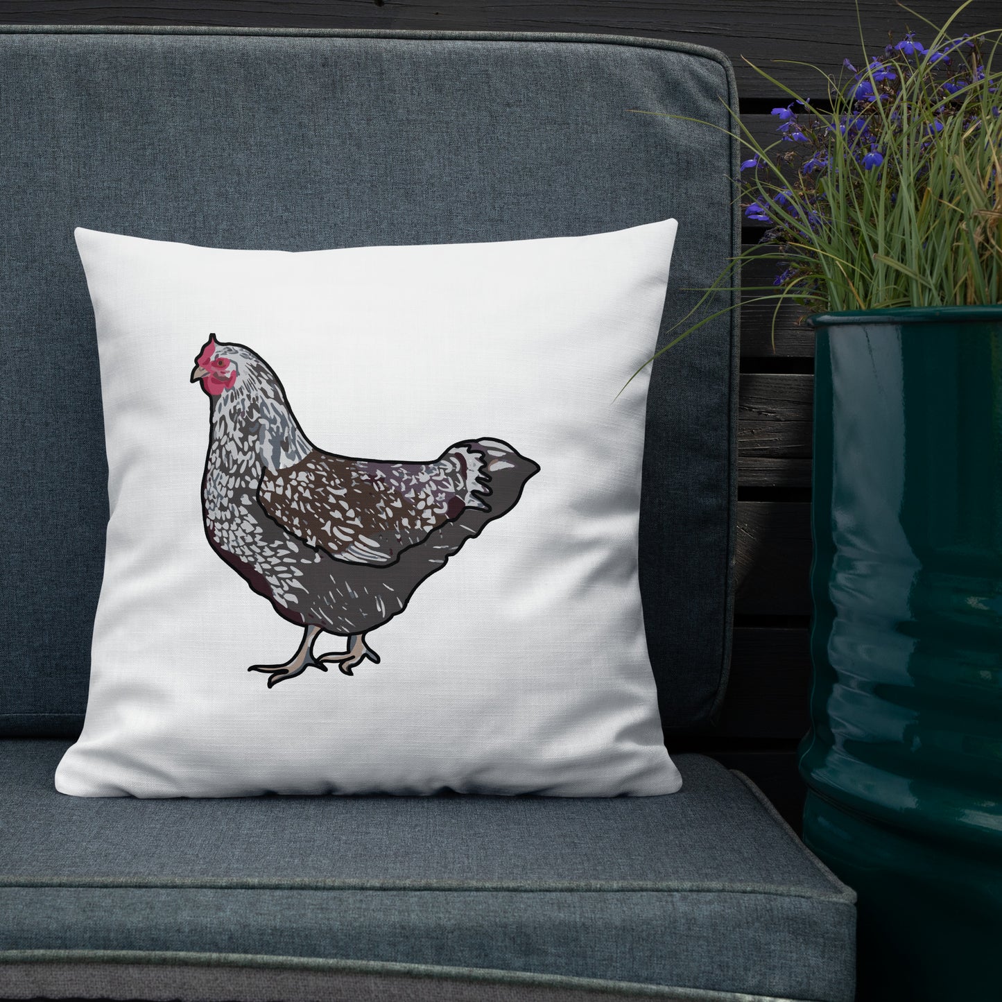 Wyandotte Chicken Premium Pillow