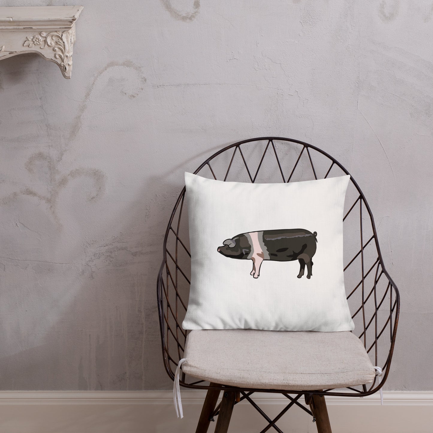 Saddleback Pig Premium Pillow