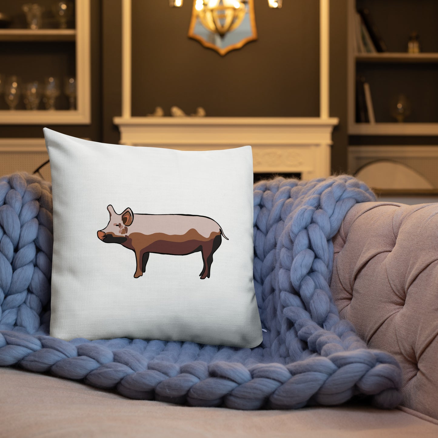 Yorkshire Pig Premium Pillow