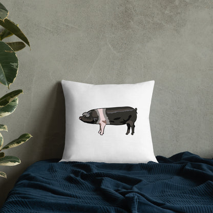 Saddleback Pig Premium Pillow