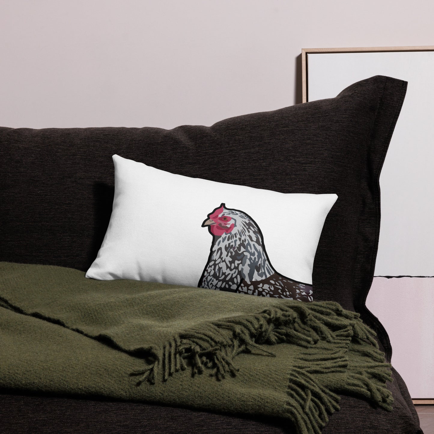 Wyandotte Chicken Premium Pillow