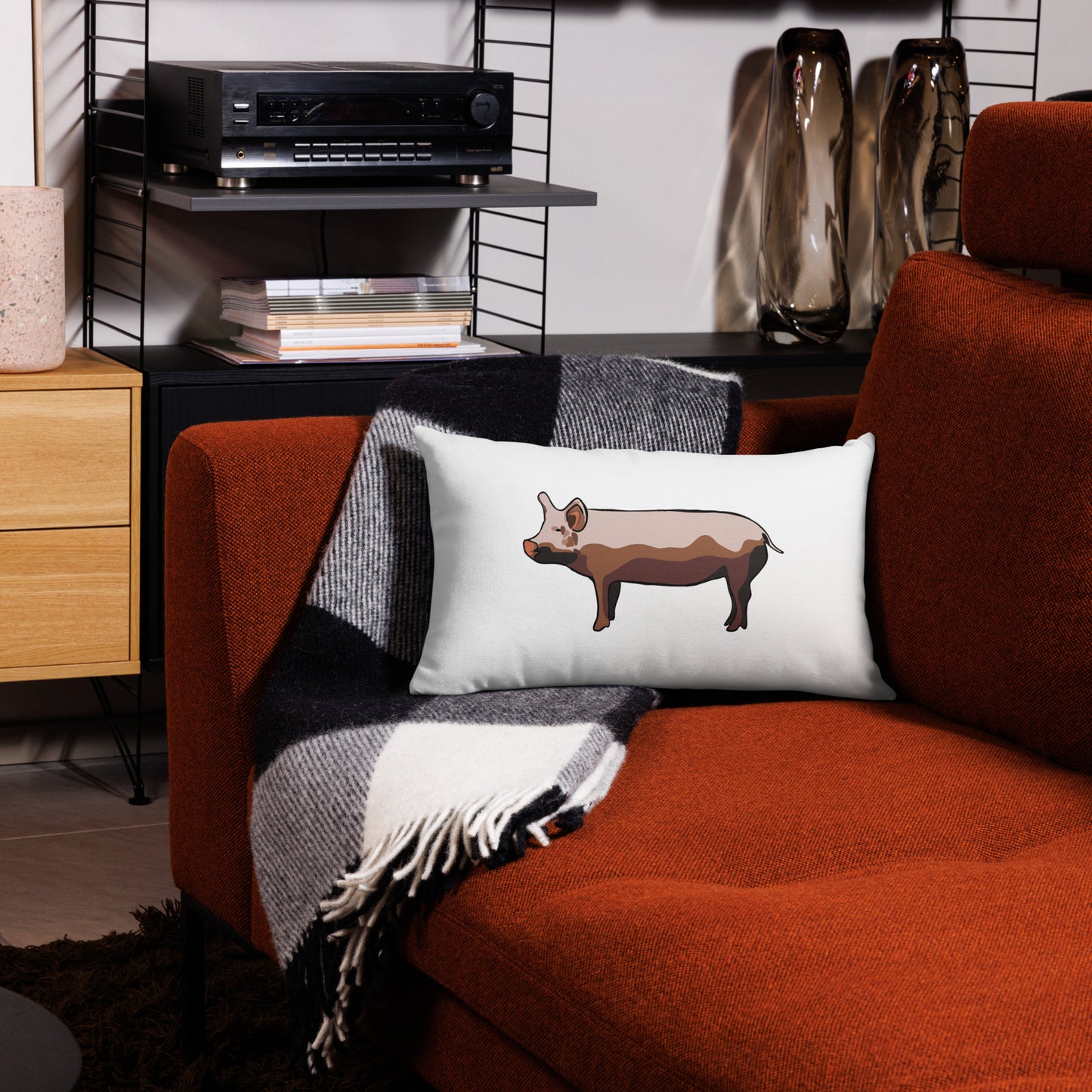 Yorkshire Pig Premium Pillow