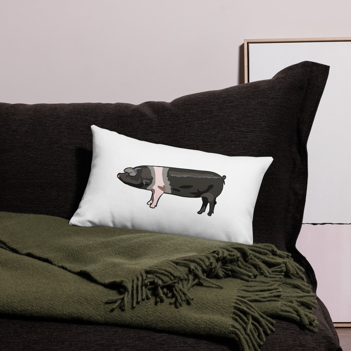 Saddleback Pig Premium Pillow