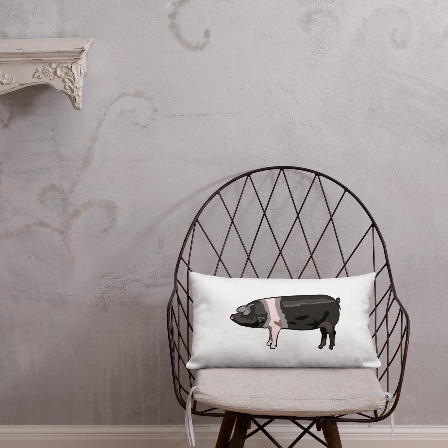 Saddleback Pig Premium Pillow