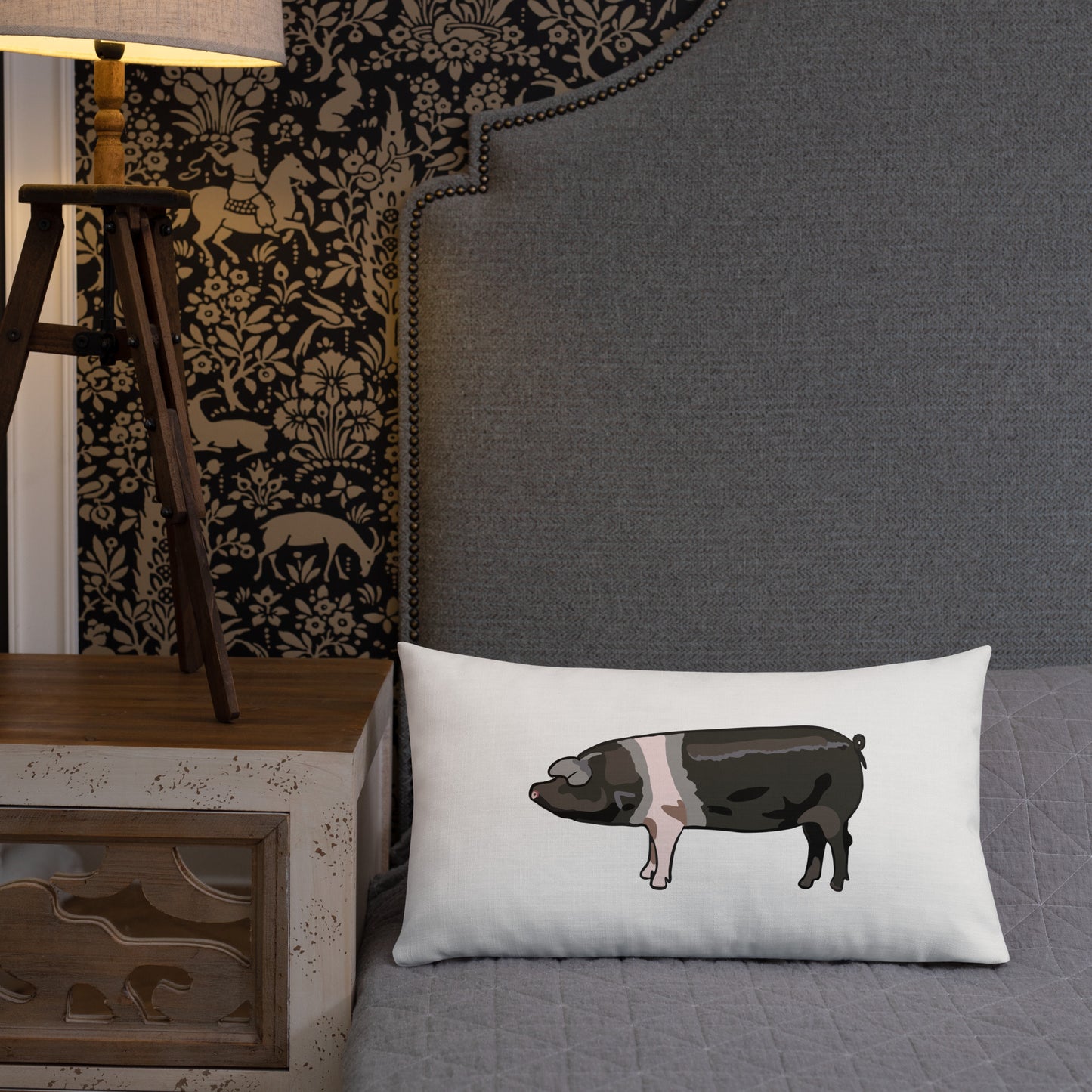 Saddleback Pig Premium Pillow