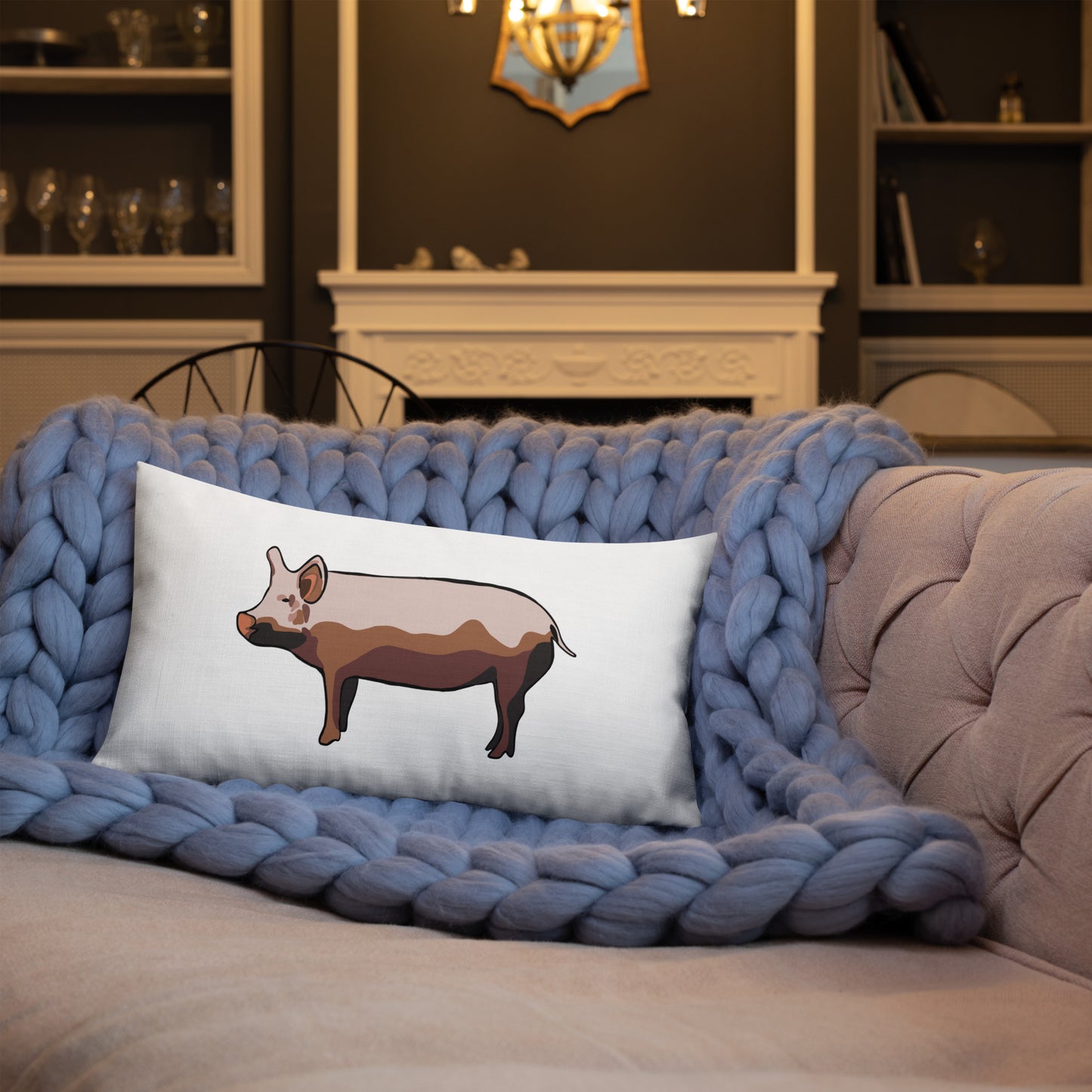 Yorkshire Pig Premium Pillow