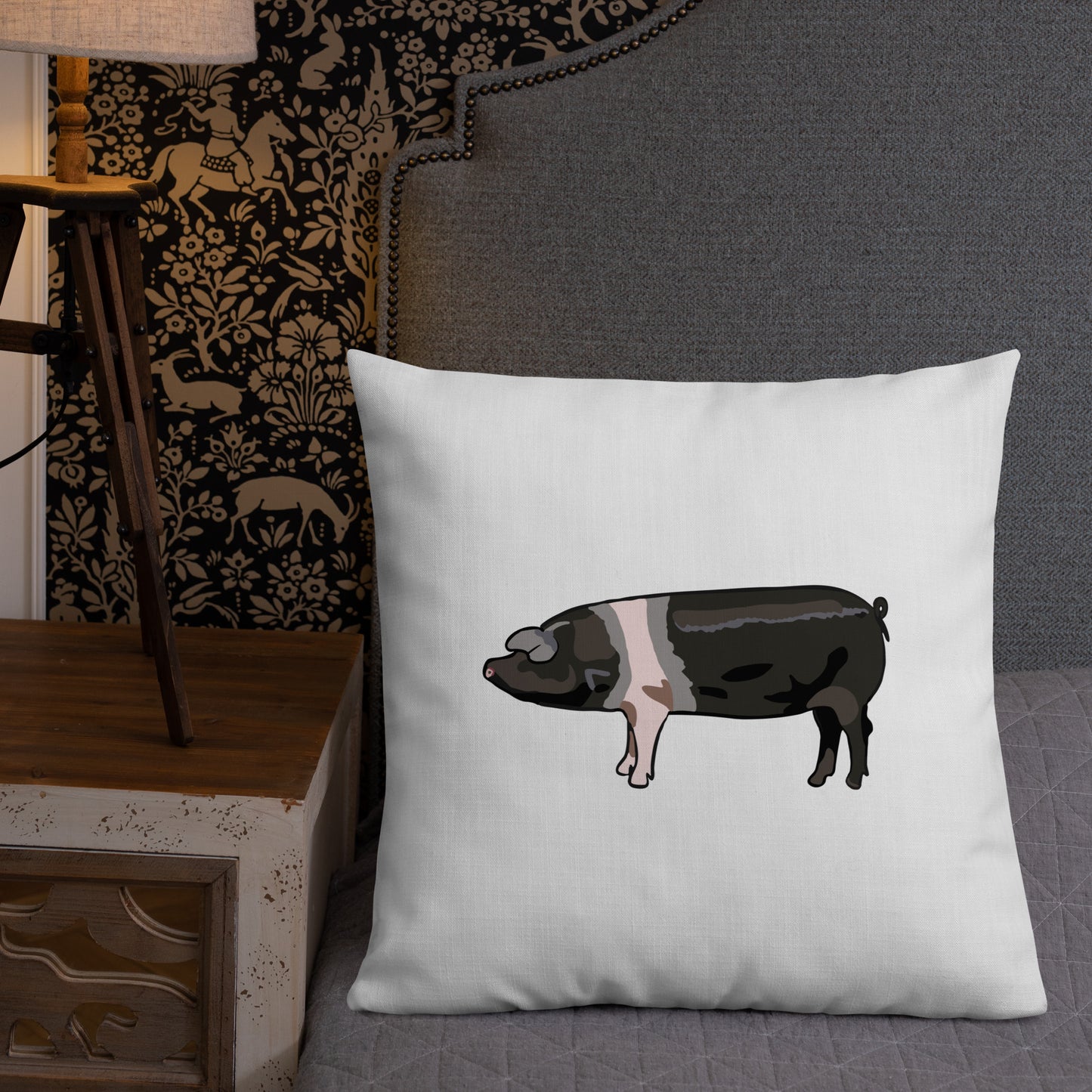 Saddleback Pig Premium Pillow