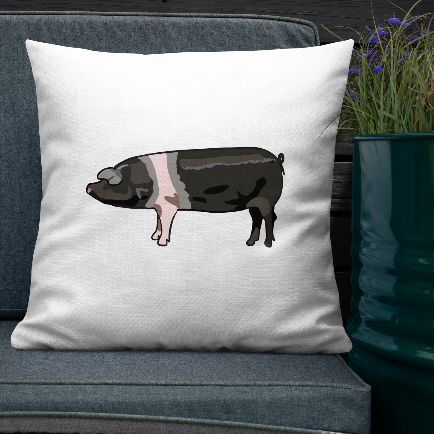 Saddleback Pig Premium Pillow