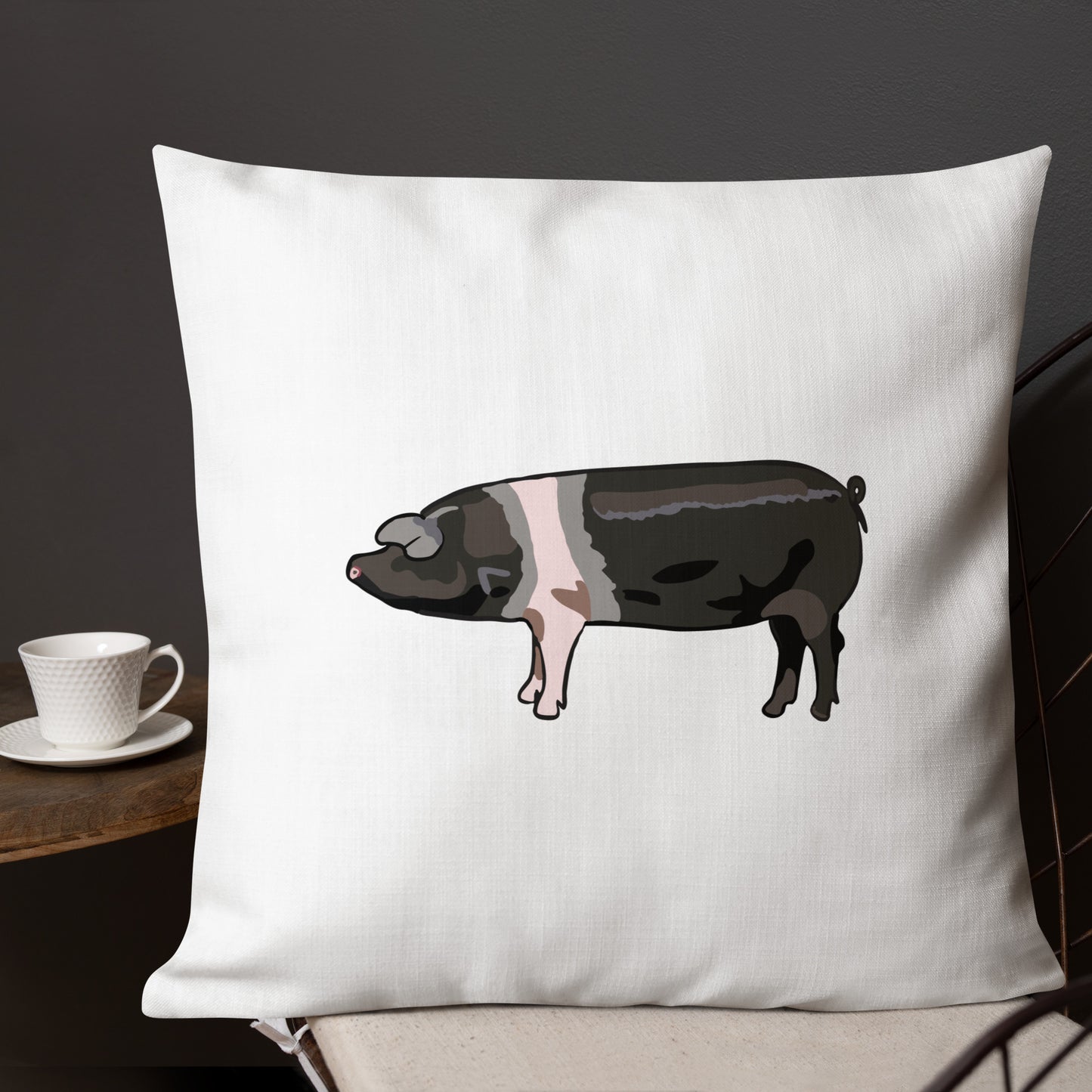 Saddleback Pig Premium Pillow