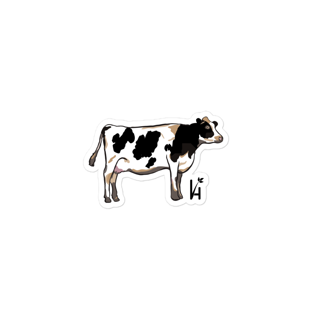 Holstein Cow Bubble-Free Sticker