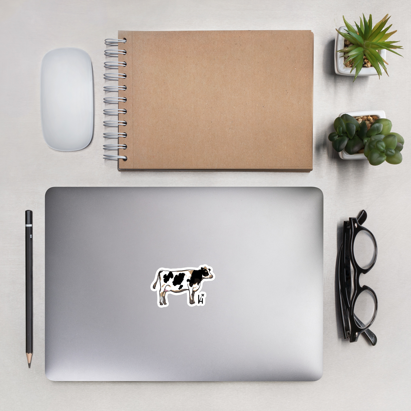 Holstein Cow Bubble-Free Sticker