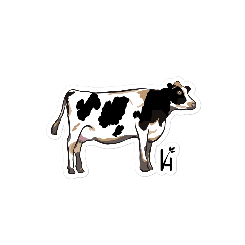 Holstein Cow Bubble-Free Sticker