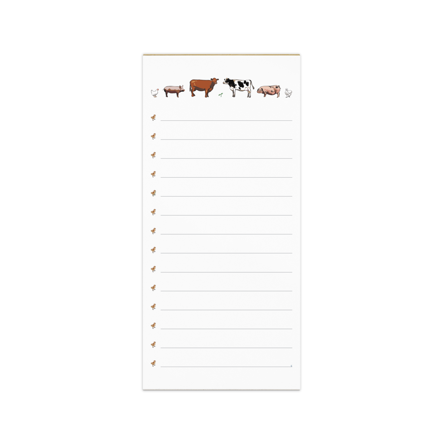 Color Animals with Chick Lines Notepad
