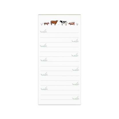 Color Animals with Grass Lines Notepad