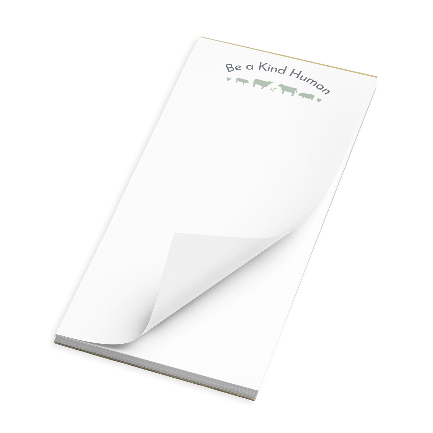 Be a Kind Human with No Lines Notepad