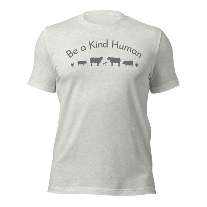 Be a Kind Human Ash Grey Silhouette