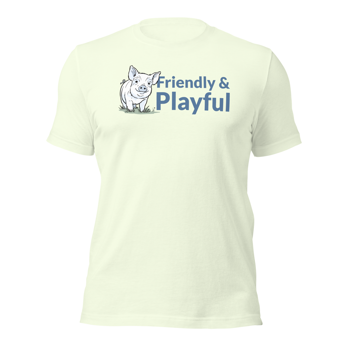 Friendly & Playful Yorkshire Pig Unisex T-shirt